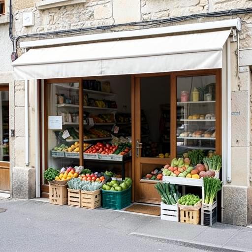 Devanture de commerce de centre-ville